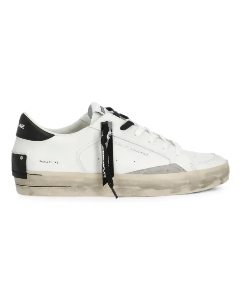 Crime Sk8 Deluxe distressed-effect sneakers - Weiß Weiß