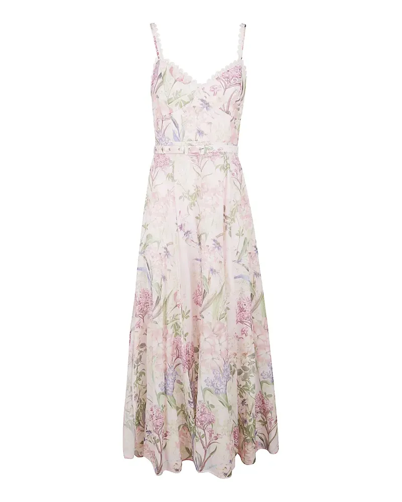 Charo Ruiz floral-print belted dress - Rosa Rosa