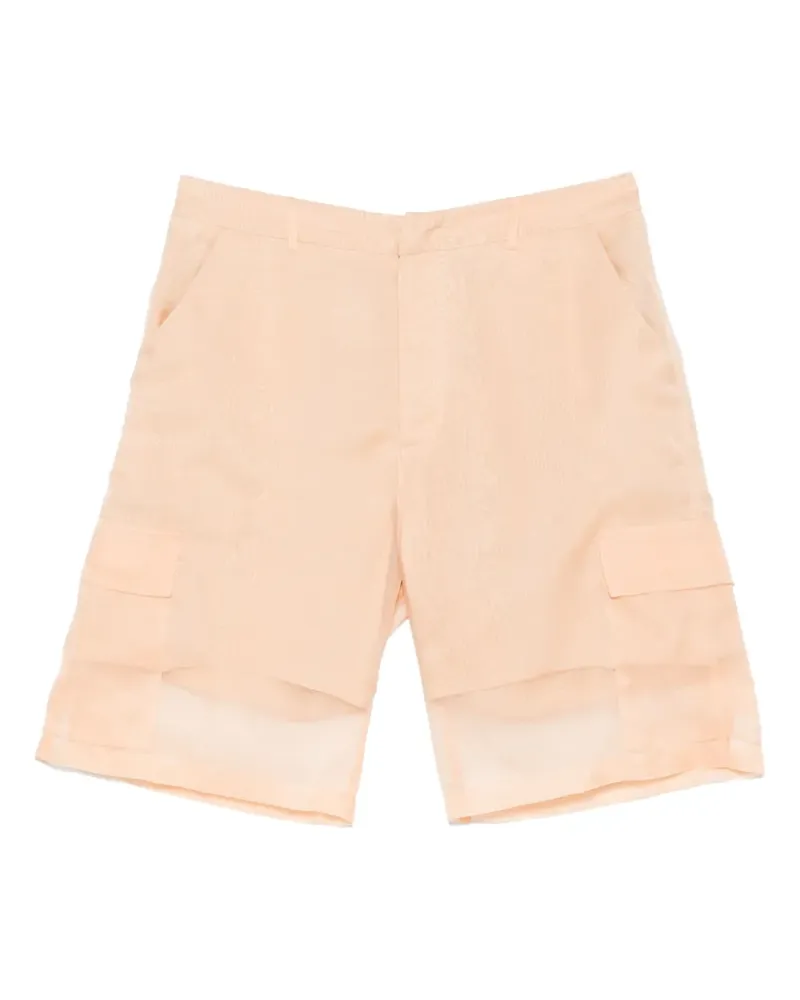 DEL CORE Klassische Cargo-Shorts - Rosa Rosa