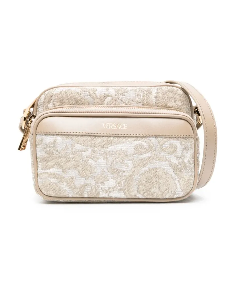 Versace Kuriertasche mit Barocco-Jacquardmuster - Nude Nude