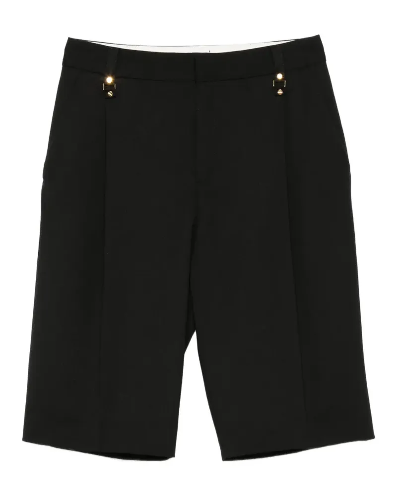 Elisabetta Franchi black tailored shorts - Schwarz Schwarz