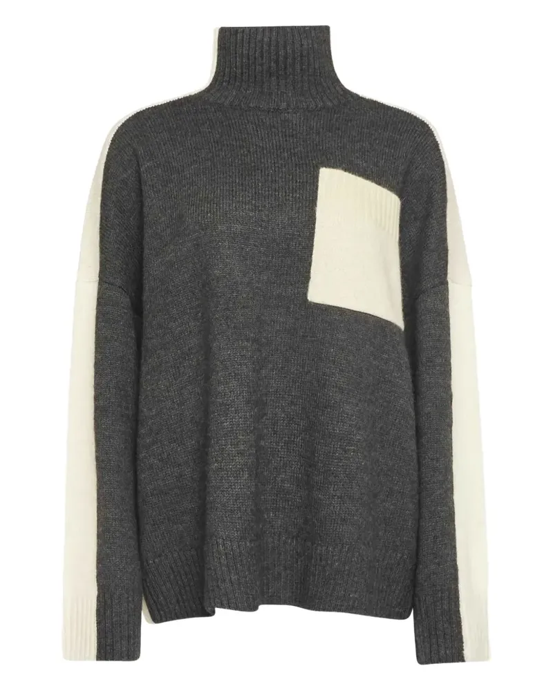 J.W.Anderson Pullover mit Stehkragen - Grau Grau