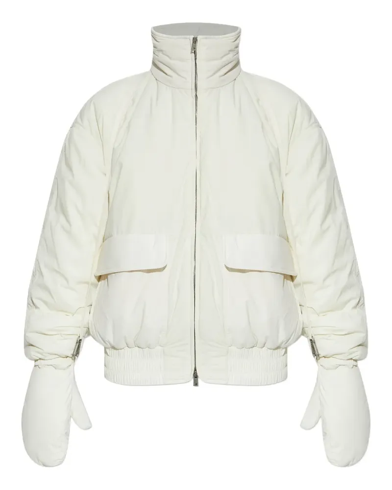 Golden Goose flap-pockets puffer jacket - Nude Nude