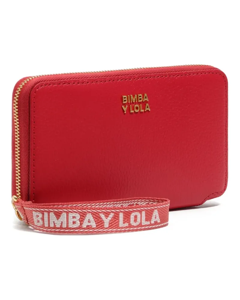 BIMBA Y LOLA zip-around leather wallet - Rot Rot