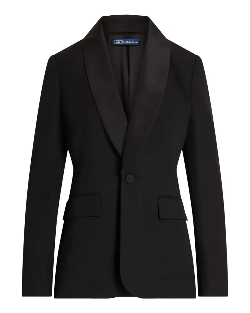 Ralph Lauren Einreihige Smoking-Jacke - Schwarz Schwarz