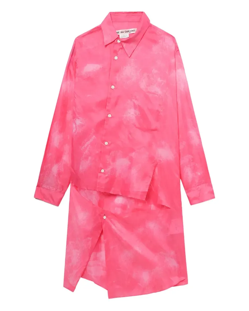 Comme des Garçons Oberteil mit asymmetrischem Einsatz - Rosa Rosa
