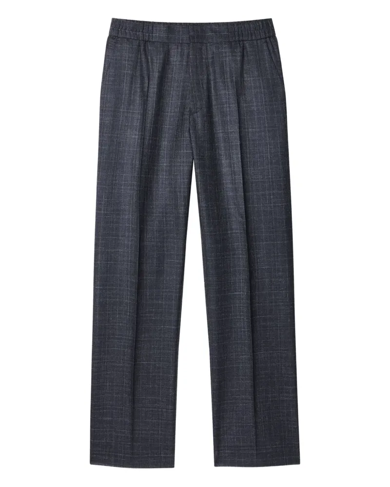 Paul Smith Karierte Hose mit Stretchbund - Blau Blau