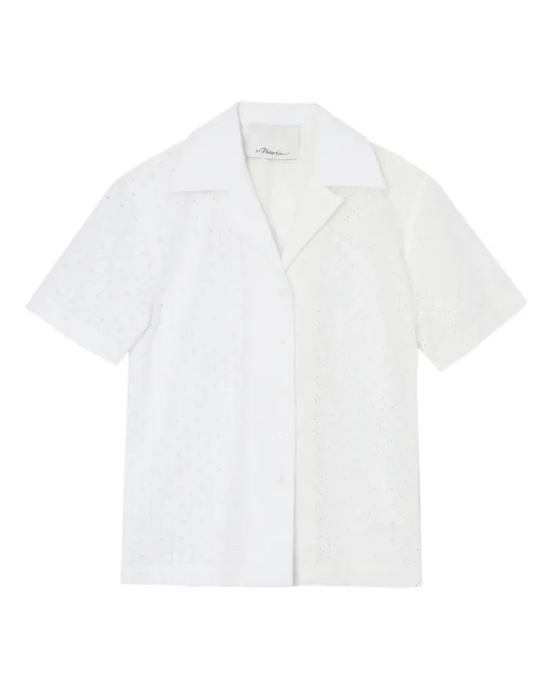 3.1 phillip lim patchwork shirt - Weiß Weiß
