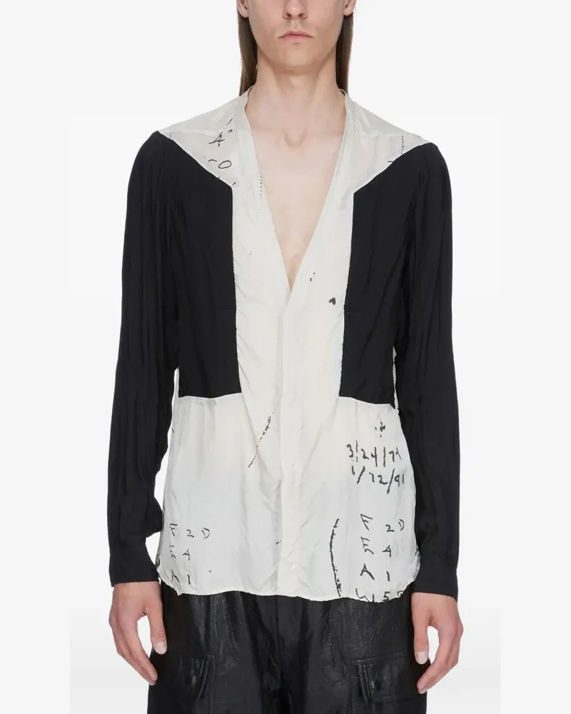 Rick Owens Larry Fogpocket Hemd - Nude Nude