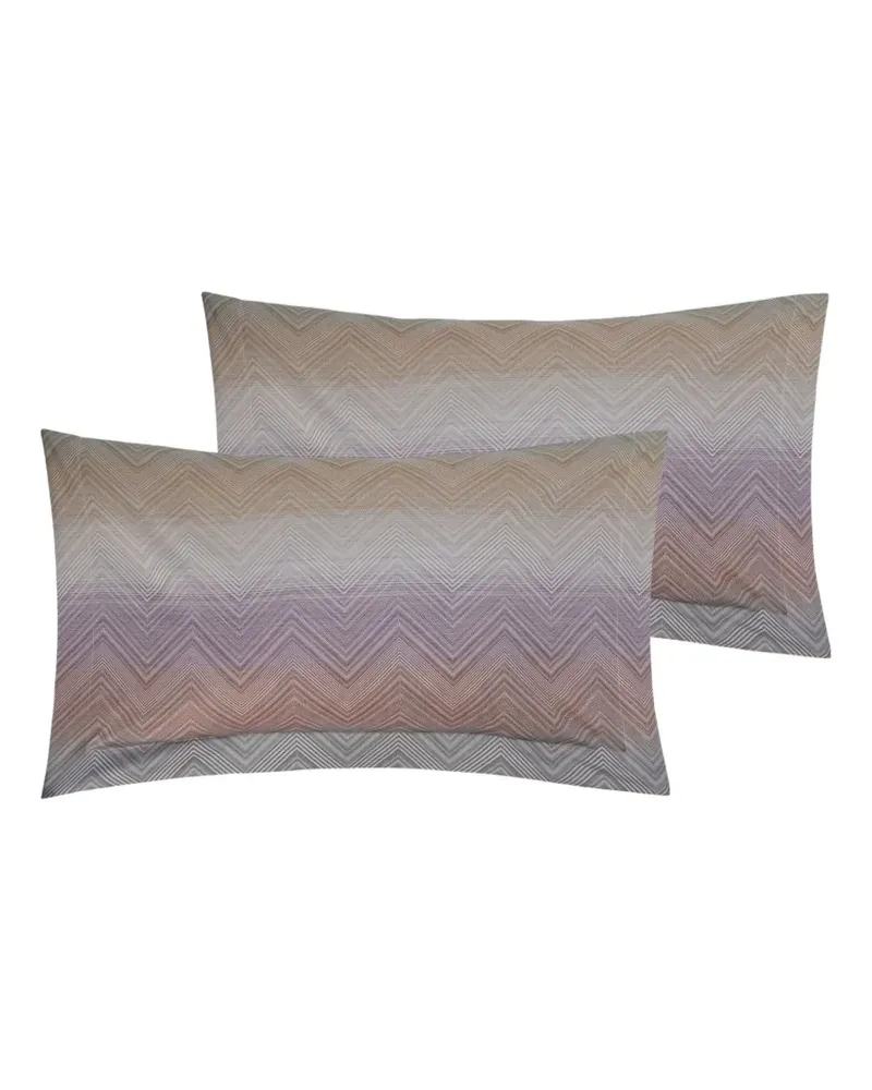 Missoni Home Bettwäsche-Set mit Zickzackmuster - Nude Nude