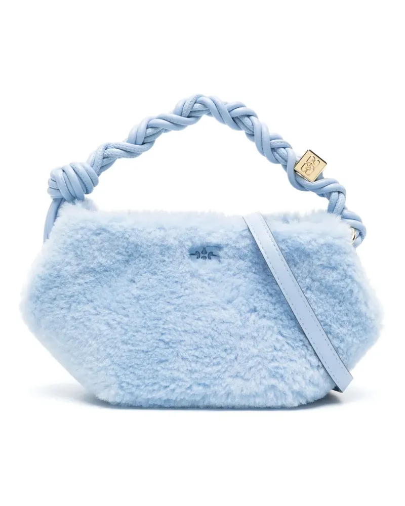 Ganni Mini Goji Umhängetasche - Blau Blau