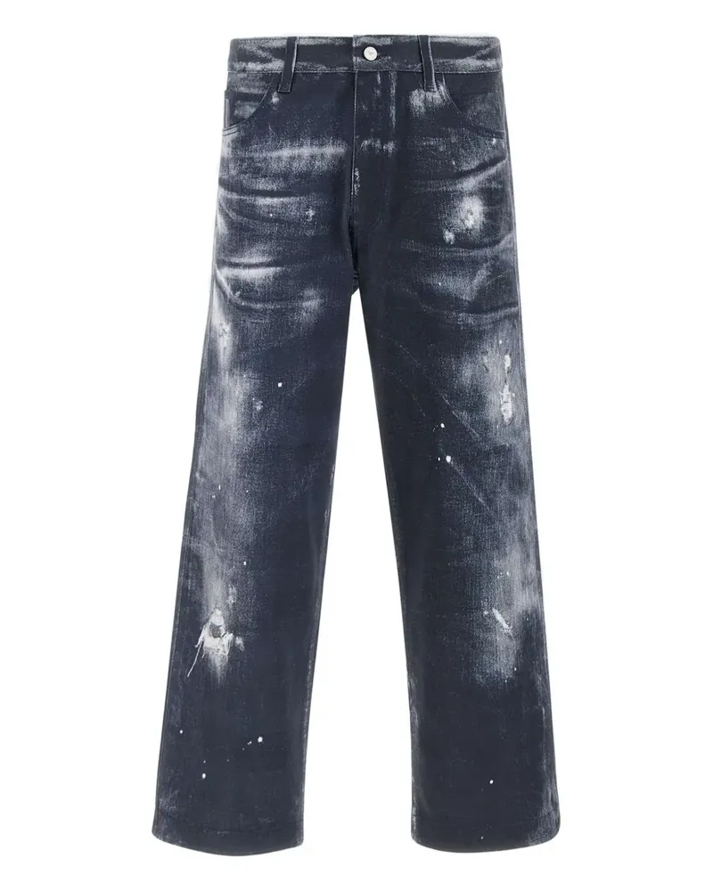 Emporio Armani Jeans im Distressed-Look - Blau Blau