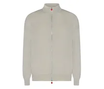 Cardigan mit Reißverschluss - Nude