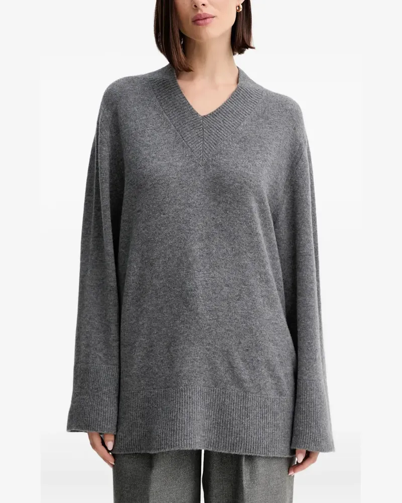 Twin-Set Klassischer Pullover - Grau Grau