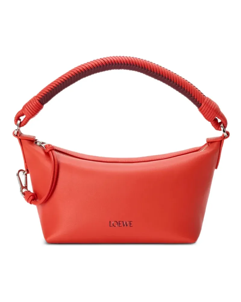 Loewe Mini Cala Tote Bag mit geflochtenem Henkel - Orange Orange