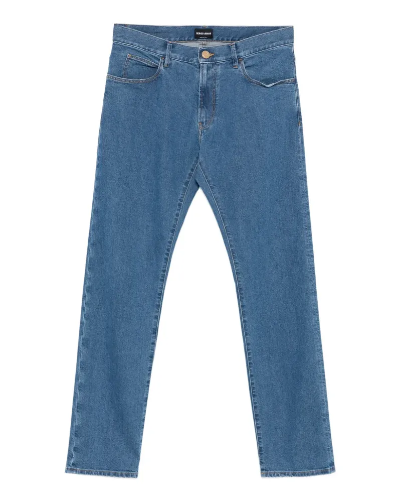 Giorgio Armani five-pockets jeans - Blau Blau