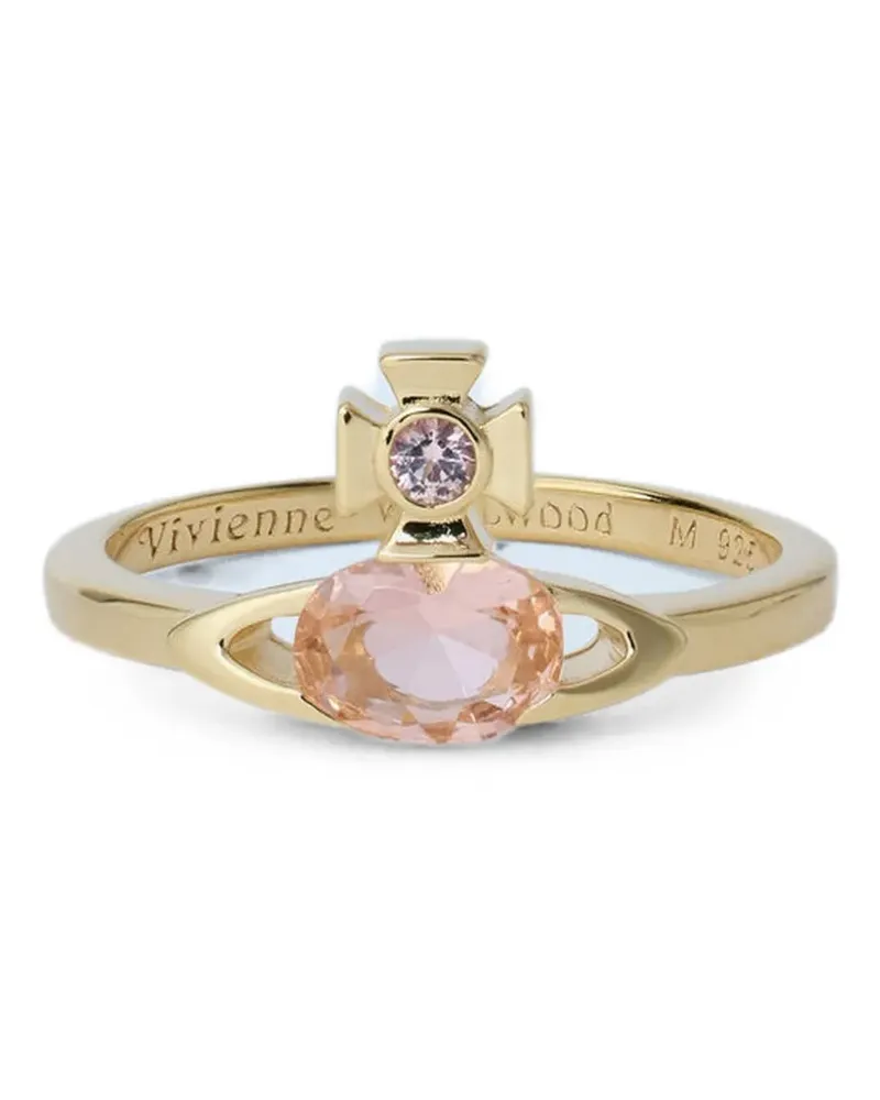 Vivienne Westwood Allie Orb crystal-embellished ring - Gold Gold