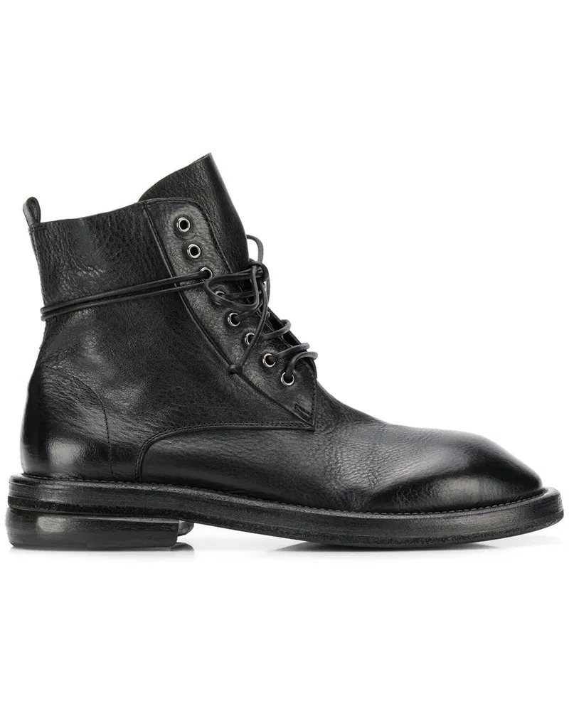 Marsèll Military-Stiefel mit Schnürung - Schwarz Schwarz