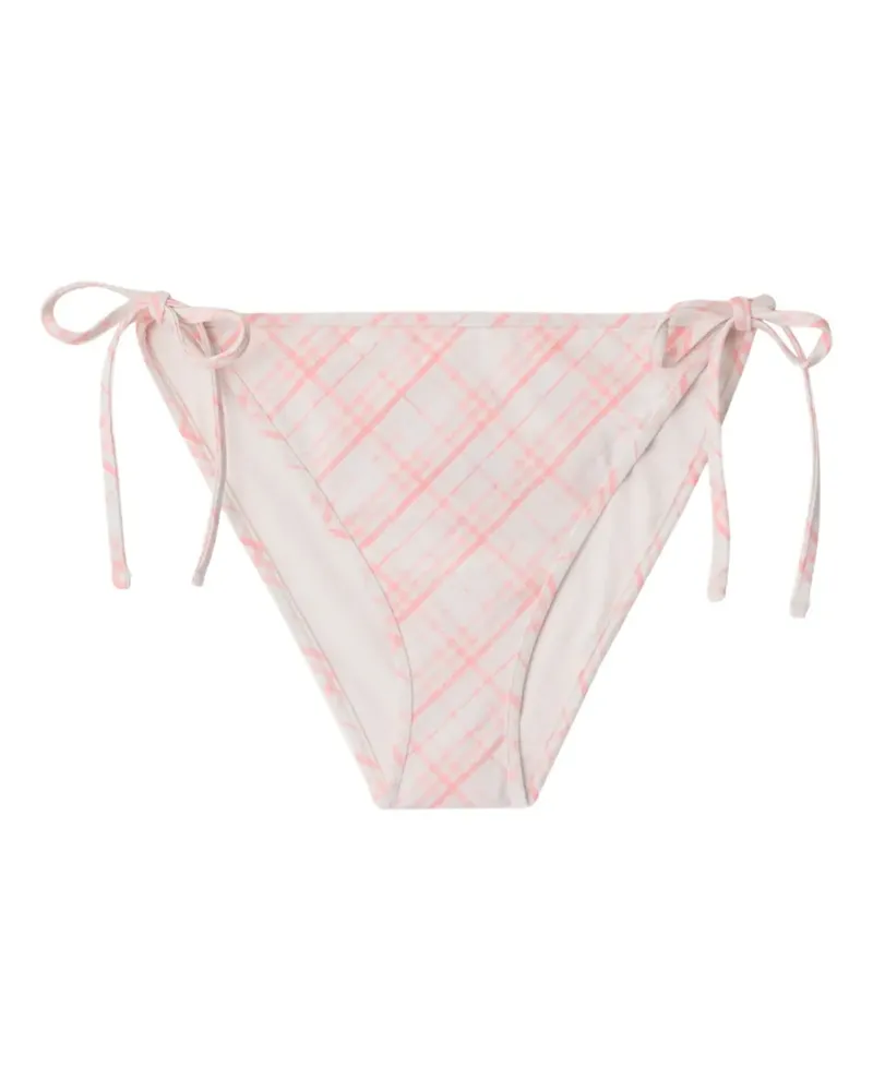 Burberry Kariertes Bikinihöschen - Rosa Rosa