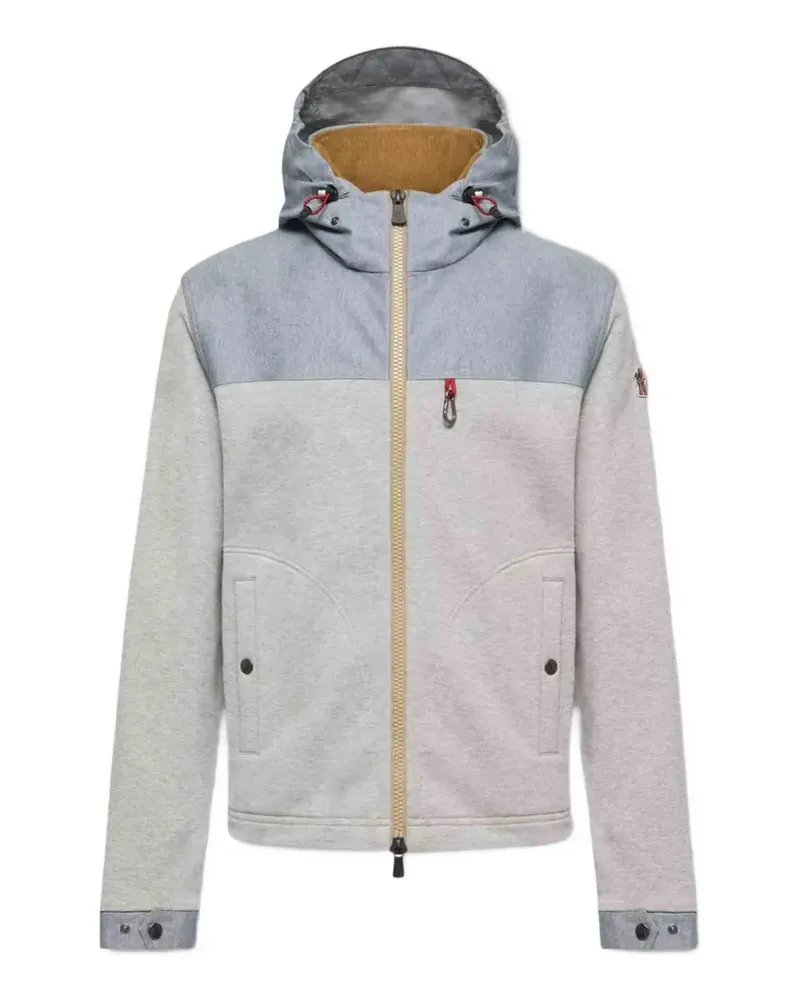 Moncler Kapuzenjacke mit Reißverschluss - Grau Grau