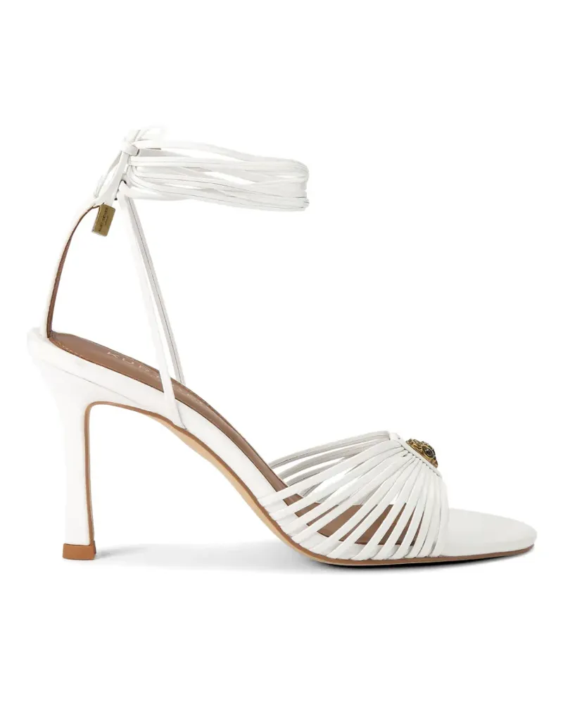 Kurt Geiger Sandalen aus Leder 90mm - Weiß Weiß