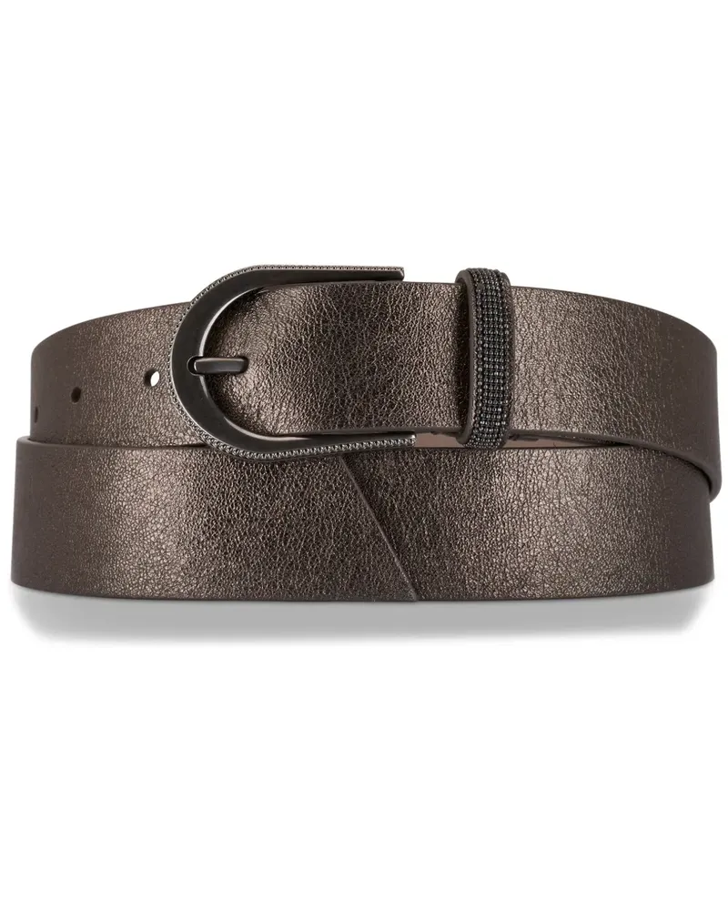 Brunello Cucinelli Gürtel mit Metallschnalle - Braun Braun