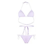 Miami Bikini aus Lurex - Violett