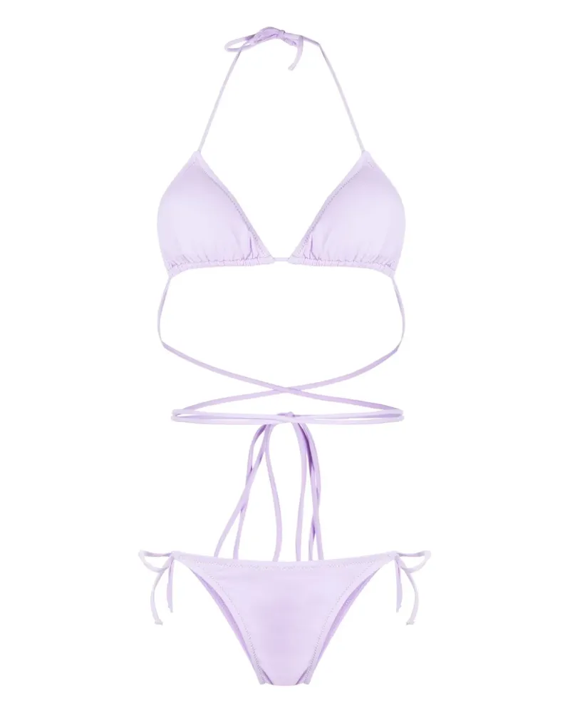 Reina Olga Miami Bikini aus Lurex - Violett Violett