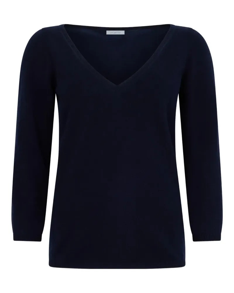 Malo V-neck sweater - Blau Blau