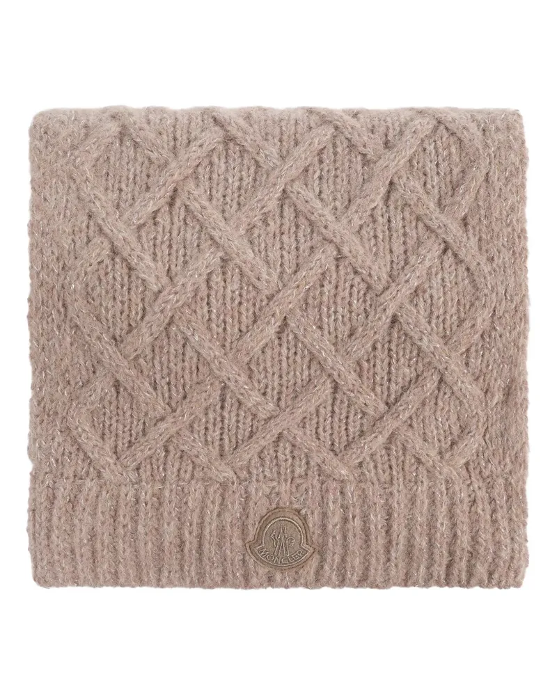 Moncler alpaca wool-blend scarf - Braun Braun