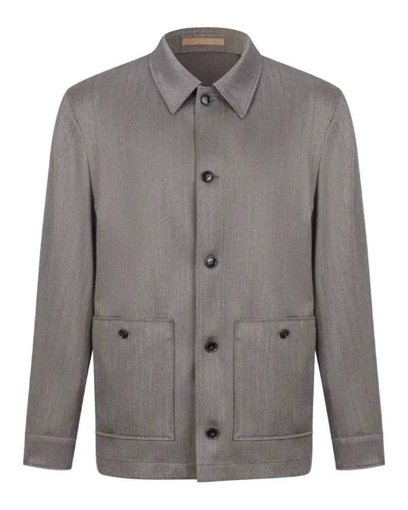 HUGO BOSS Jacke mit aufgesetzten Taschen - Grün Grün