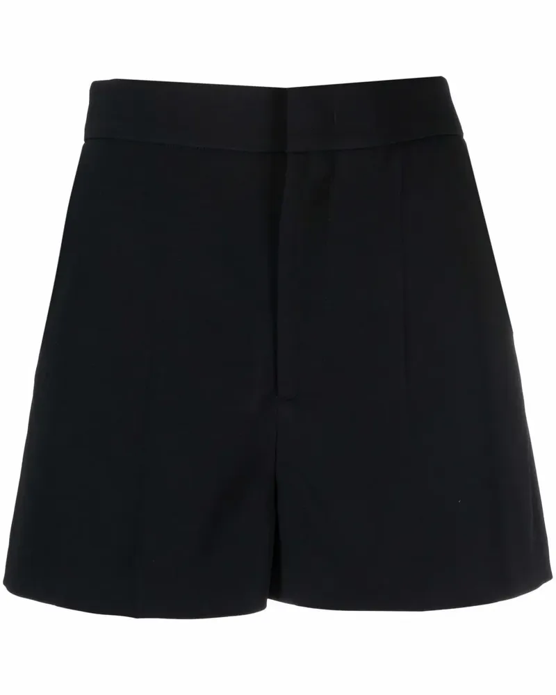 RED Valentino Hoch sitzende Shorts - Schwarz Schwarz