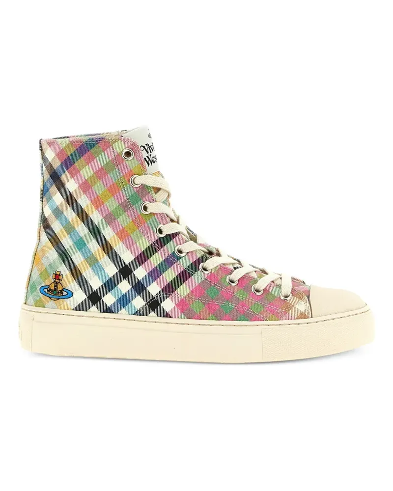 Vivienne Westwood Heather tartan Orb sneakers - Rosa Rosa