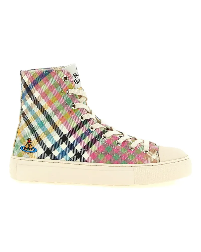 Vivienne Westwood Heather tartan Orb sneakers - Rosa Rosa