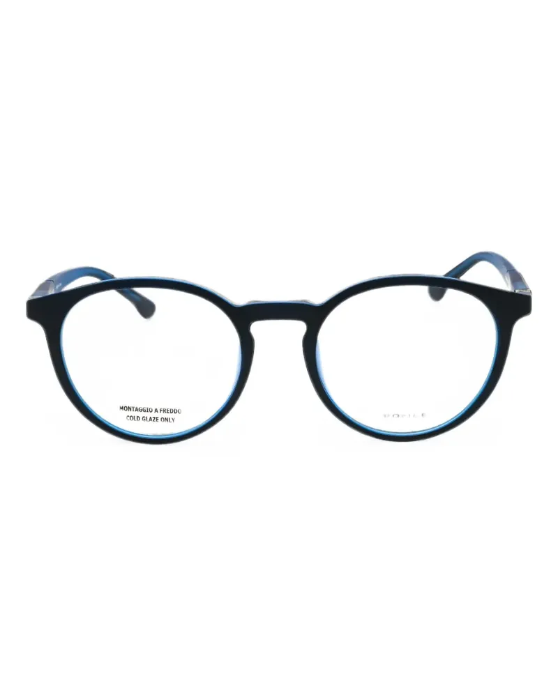 Police round-frame glasses - Blau Blau