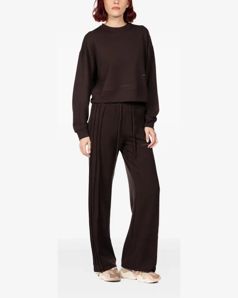 HINNOMINATE side-rib trousers - Braun Braun