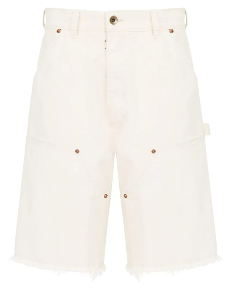 Maison Margiela Klassische Jeans-Shorts - Weiß Weiß