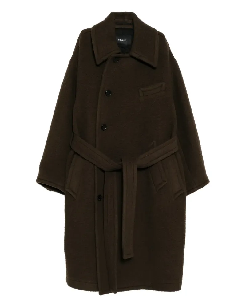 SONGZIO Bias Bouclé-Mantel - Braun Braun