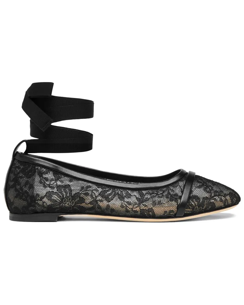 Malone Souliers Sabina Ballerinas - Schwarz Schwarz