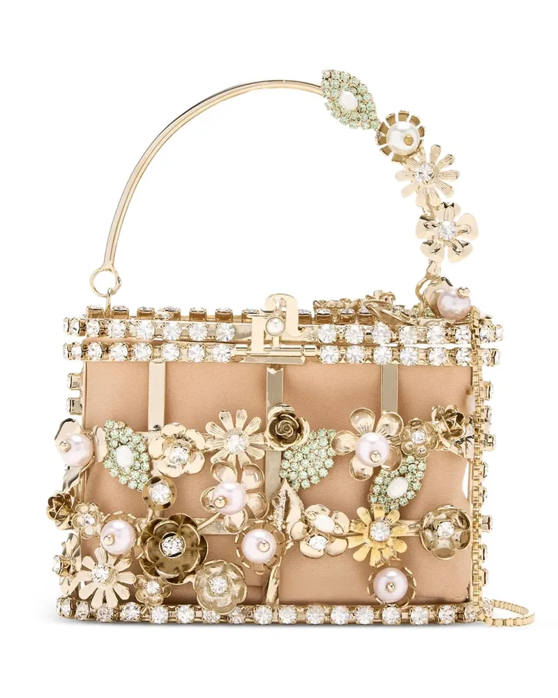 Rosantica Verzierte Holli Bouquet Mini-Tasche - Nude Nude