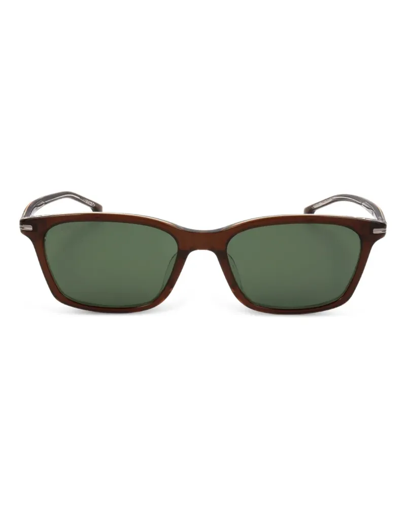 HUGO BOSS Sonnenbrille mit eckigem Gestell - Braun Braun
