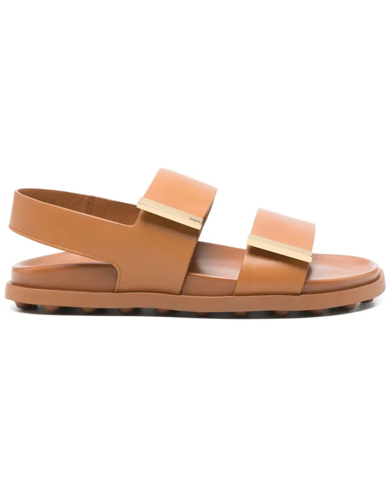 TOD'S Sandalen aus Leder - Braun Braun