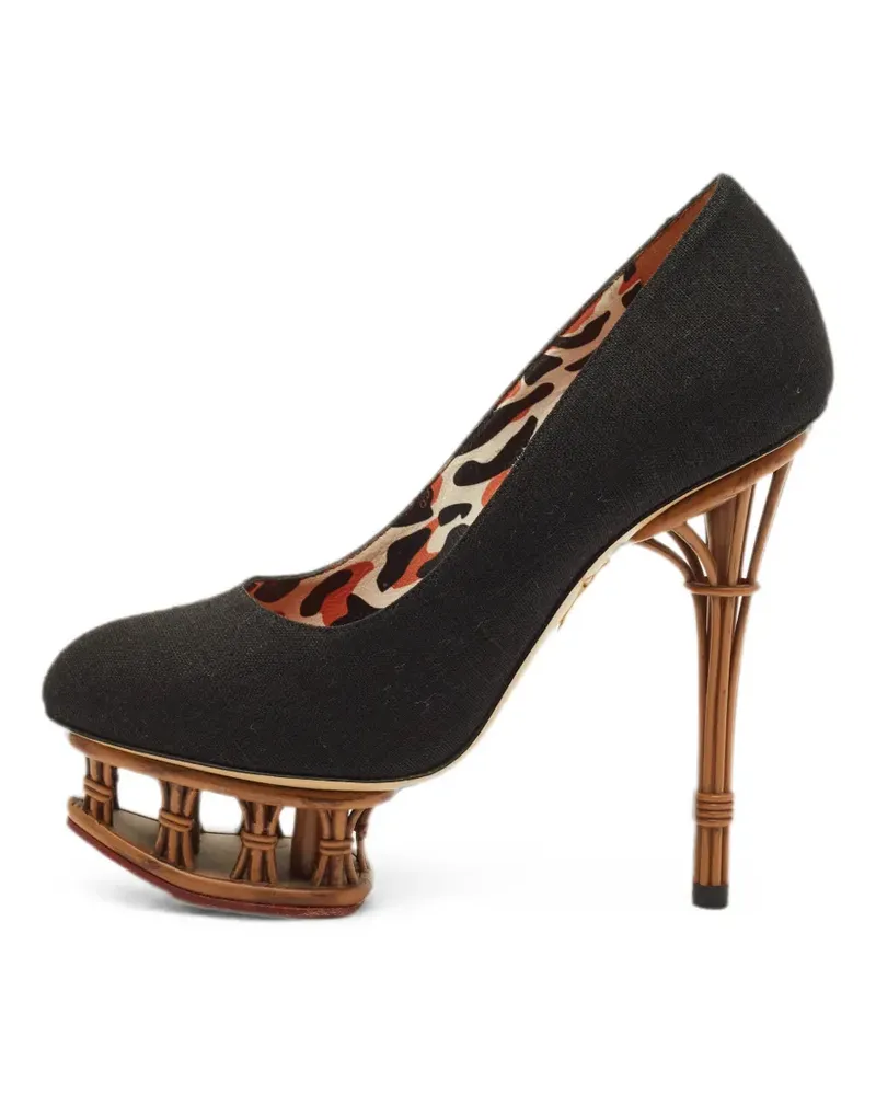 Charlotte Olympia Dolly platform pumps - Schwarz Schwarz