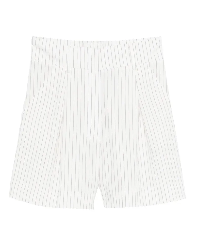 Patrizia Pepe striped shorts - Weiß Weiß