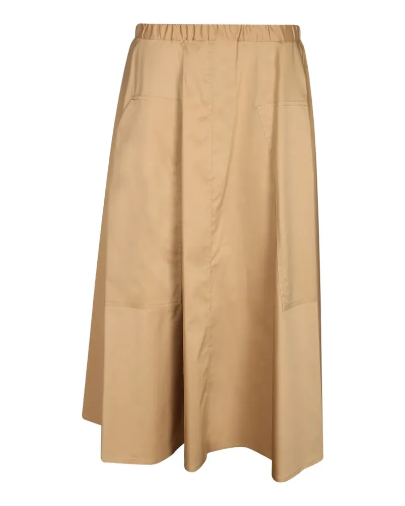 Blanca elasticated-waistband long skirt - Braun Braun
