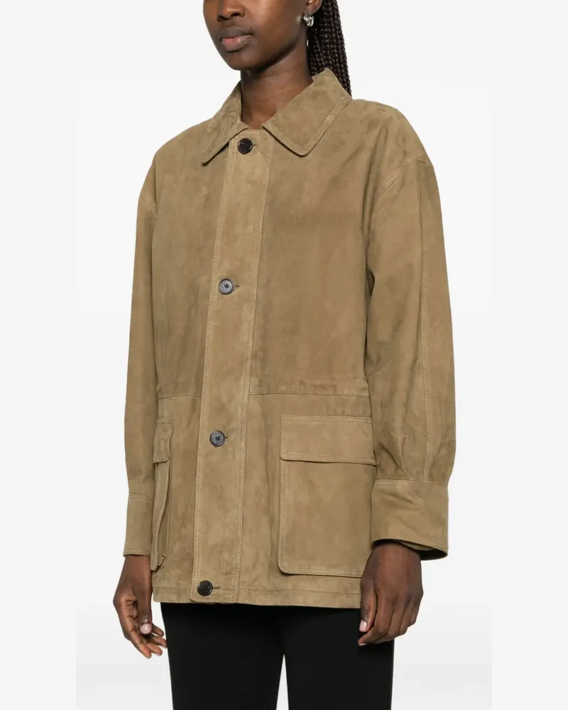 Arma Maeve suede jacket - Nude Nude