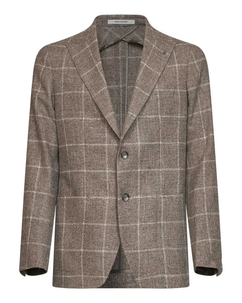 Tagliatore check-pattern blazer - Braun Braun