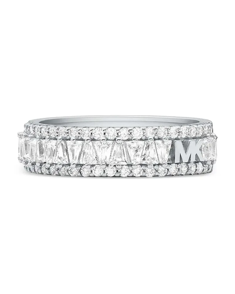 Michael Kors Ring mit Logo-Schild - Silber Silber