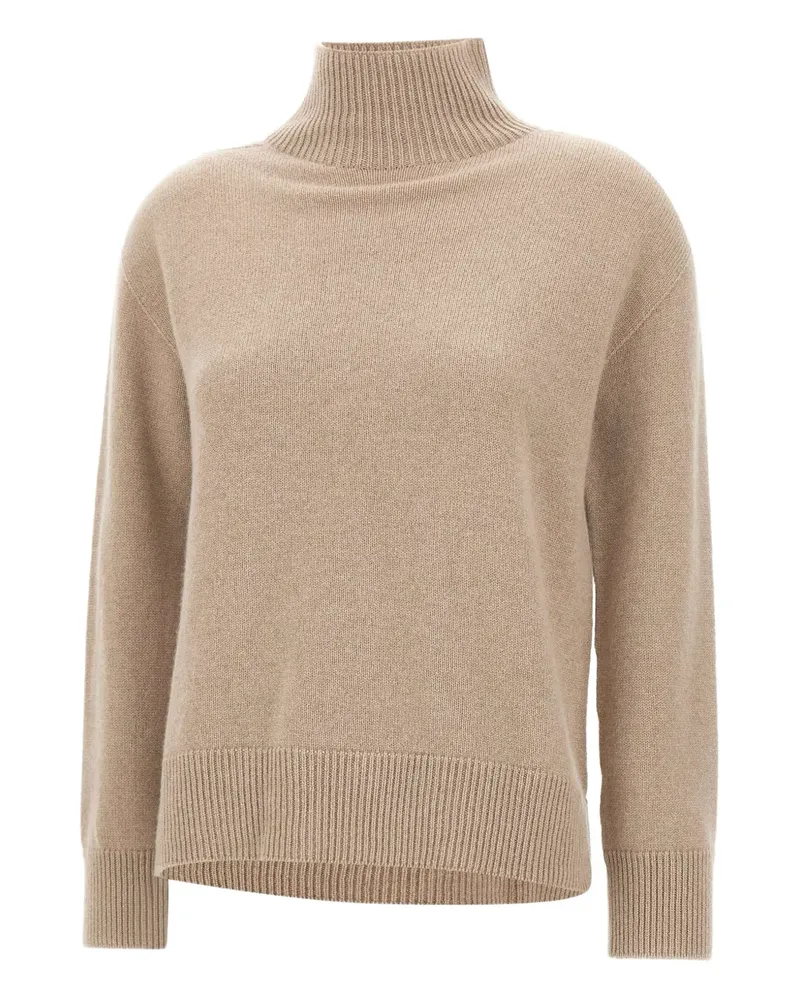 Max Mara Quercia Rollkragenpullover - Nude Nude