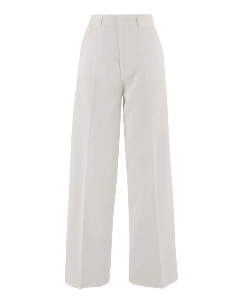 Sa Su Phi wide-leg palazzo trousers - Nude Nude